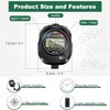 Fomatrade Digital Handheld Multi-Function Professional Electronic Chronograph Sports Stopwatch Timer
