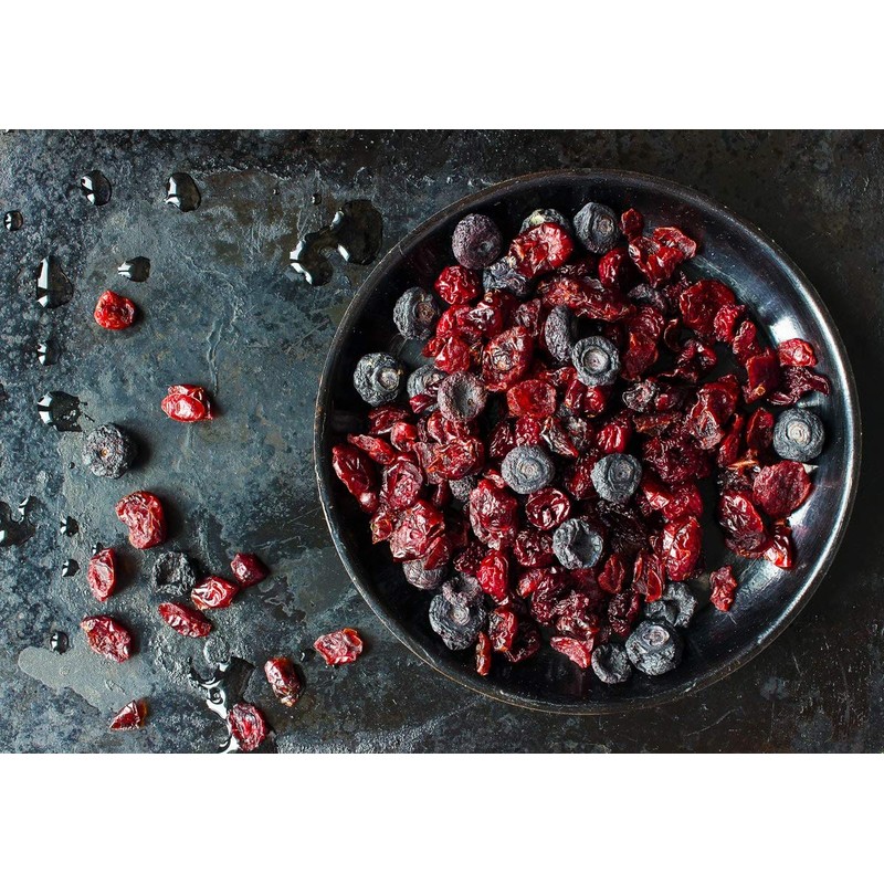 Organic Mixed Berries, 4 Pounds — Non-GMO Dried Blueberries, Cranberries,