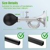 10L0L Golf Cart Bugle Horn, Retro Chrome Snail Air Horn