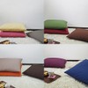 fabrizm 1086-gr-gr Japanese Meisenban Zabuton Cover, 21.7 x 23.2 inches