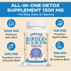 All-In-One Detox Binder Supplement 1500 MG - High Bioavailability, Liver