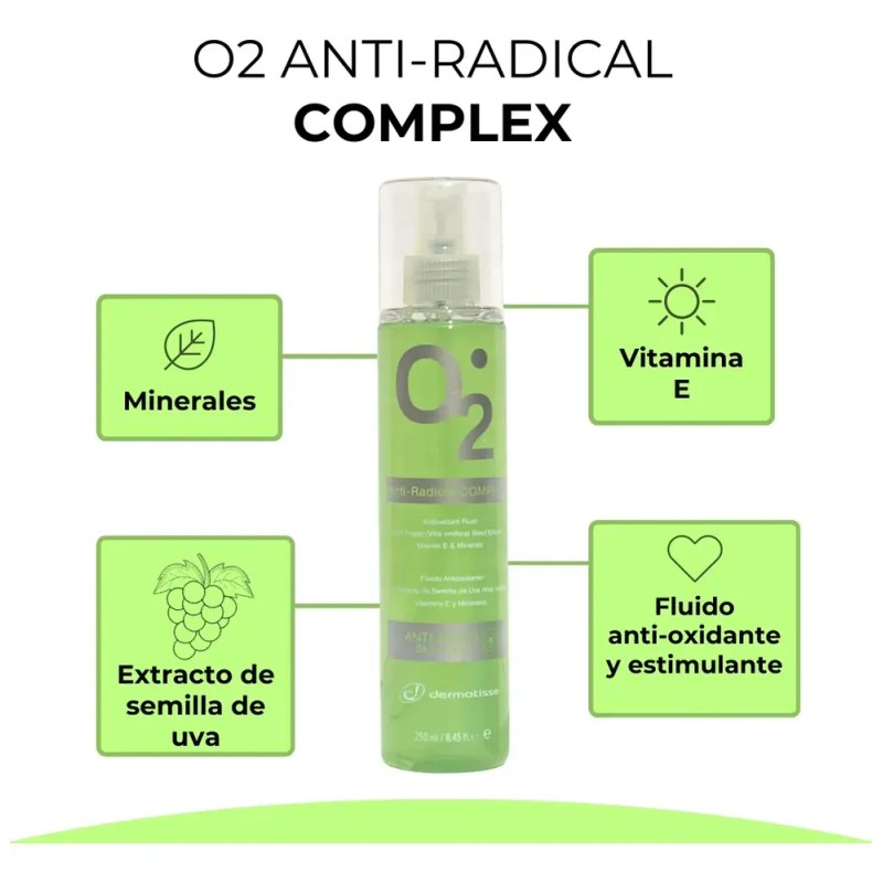 O2 Anti-radical Complex/fluido Antioxidante Dermatisse 250ml