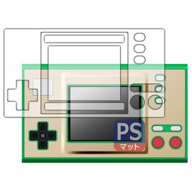 PDA Workshop PerfectShield Protective Film for Game & Watch (For Screens/Edges) Reduces Reflection, Anti-Fingerprint, Made in Japan