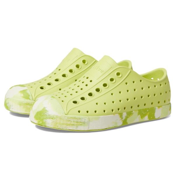Native Shoes Jefferson Sugarlite Marbled (Toddler) Celery Green/Candy Celery Marble