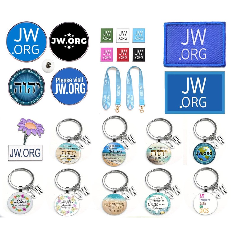 5 PACK JW.ORG Logo Lapel Pin, Jehovah Witness, 1 Inch