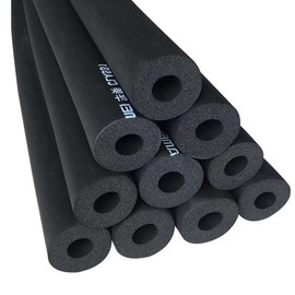 Self Seal Pipe Insulation 6mm 10mm 13mm 16mm 20mm 25mm 43mm 60mm Foam Tube for Air Conditioner Outdoor Hot and Cold Water Pipe, Lagging Wrap Industrial Covers (Size : 1-5/7"x3/5" x6.6ft)