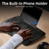 Hamile Ergonomic Wireless Keyboard and Mouse Combo, Wave Keys Full