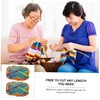 TEHAUX 2pcs Multi Color Crafting Yarns Durable DIY Knitting Supply