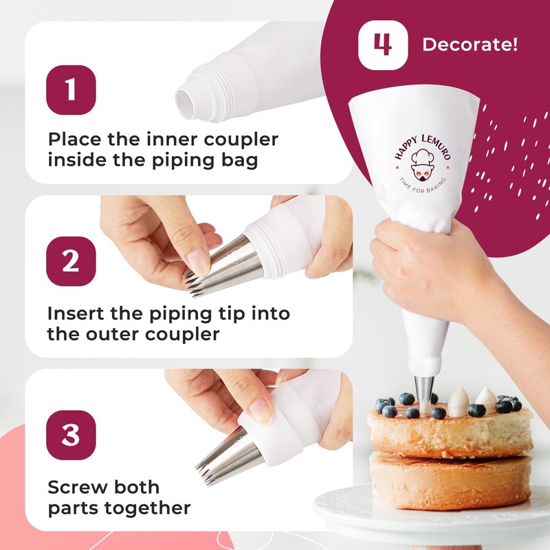 Icing Nozzles Large Icing Bag Nozzles Icing Bag