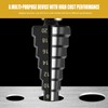 Okaywork 3 Pieces Step Drill Set, Hex Shank Step Drill