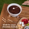 Chef’n SweetSpot Fondue Set, Adjustable Tea Light Candle-Powered Fondue Pot