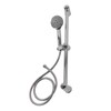 Shower Slide Rail Set 360° Rotation Adjustable Height with 1.5m
