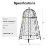 VIVOSUN Garden Cloches for Plants, Rustproof Chicken Wire Cloches with
