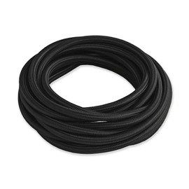 BRIGHTTIA Black Color Cloth Covered Electrical Wire - 16Ft Textile Cable for Pendant Light Fixture and Vintage Lamp Revival - DIY Lamp Parts for Unique and Creative Lighting Projects (B003)