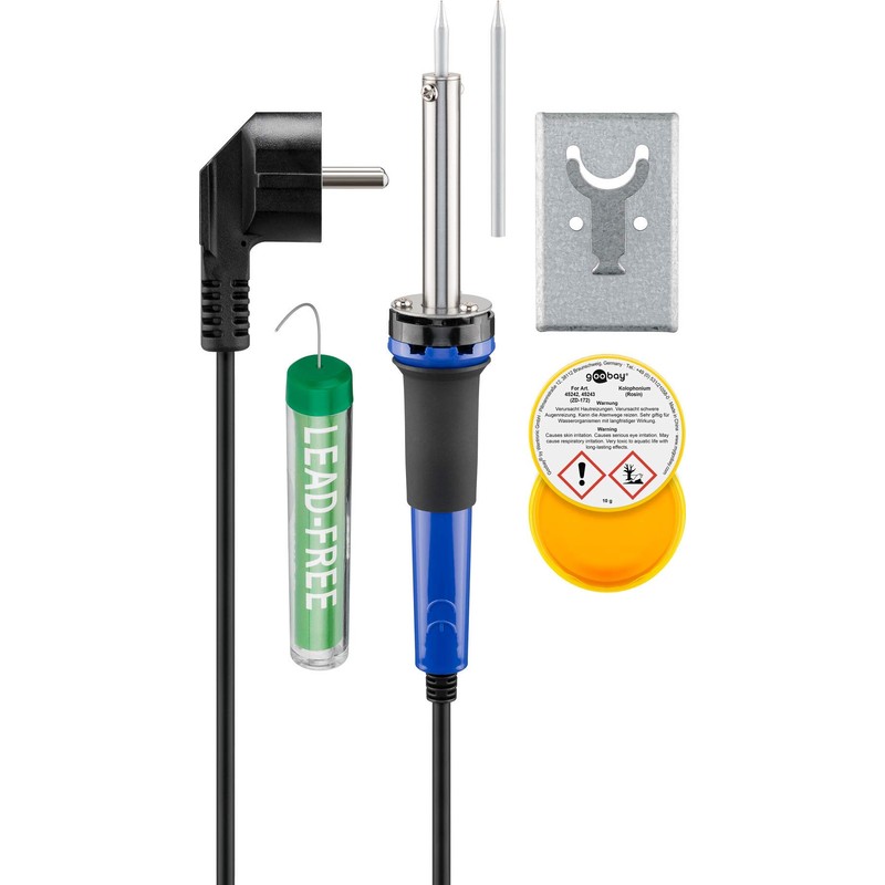 Fixpoint 45242 Lötkolbenset Lötset für feine Lötarbeiten, 30 W, 5-teilig