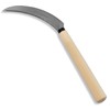 KAKURI Serrated Sickle Garden Tool 6.7", Weeding Tool Sickle for