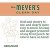 Mrs. Meyer's Hand Soap Refill, Made with Essential Oils, Geranium,
