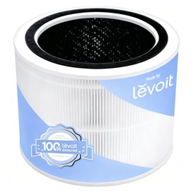 LEVOIT Core 200S Filtro de Repuesto para purificador de Aire, Filtro 3 en 1, carbón Activado de Alta eficiencia, núcleo 200S-RF, Blanco