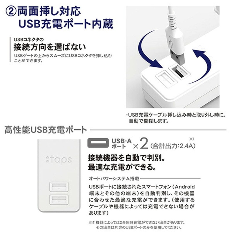 Topland GTS425-WT Power Strip Lightning Guard with Individual Switch Equipped