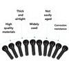 AOYEGIC Pack of 10 TR413 Rubber Valves, Tyre Rubber Valves,