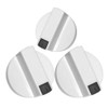 Gadpiparty 3pcs Water Control Knob Stove Knob for Hot Water