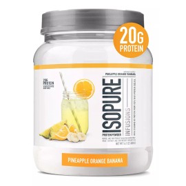 Isopure 16-porc Isopure Infusions Piña Naranja Polvo 400g