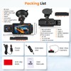 Hodozzy 2K+1080P 360° Car Dash Cam with 5GHz WiFi, 4