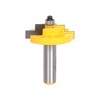 YONICO Stepped Rabbet Router Bit 1/4-Inch Glass 1/2-Inch Shank 18126