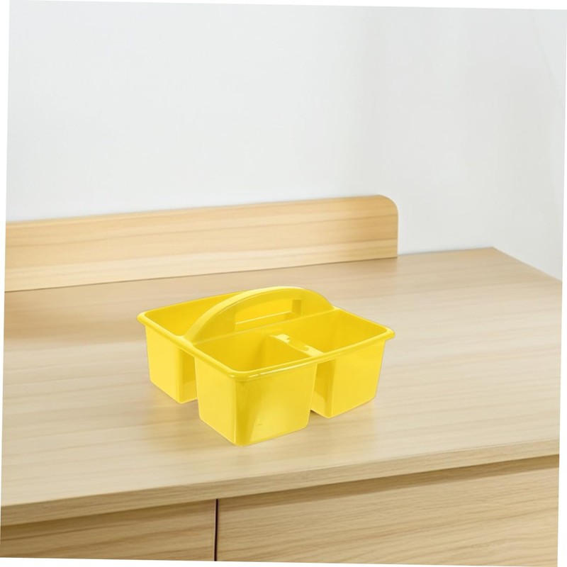 Gadpiparty Classroom Storage Organizer Basket with Compartments Pe Supply Tote