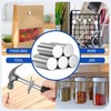 VNDUEEY 50 Pack Magnets, 6x2mm Fridge Magnets for Adults, Whiteboard