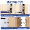 SGERUFZ Pack of 6 Strong Catch Double Roller Catch Cupboard