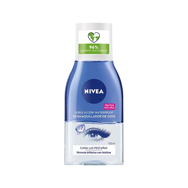 Desmaquillante De Ojos Nivea Bifásico Con Biotina - 125 Ml