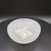 SPEXXI Selenite Round Bowl 10 cm Crystal Bowl, Perfect for