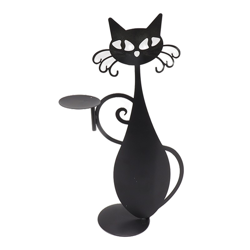 Home Decor Candlestick Durable Cat Candle Holder Decorative Candlestick Holder