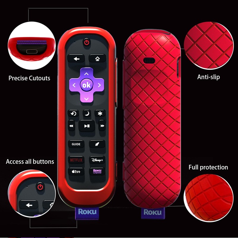 Cover for Roku Voice Remote Pro (2nd Edition), Case Compatible