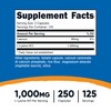 Nutricost L-Lysine 1000mg, 250 Capsules - 500mg Per Cap, Gluten