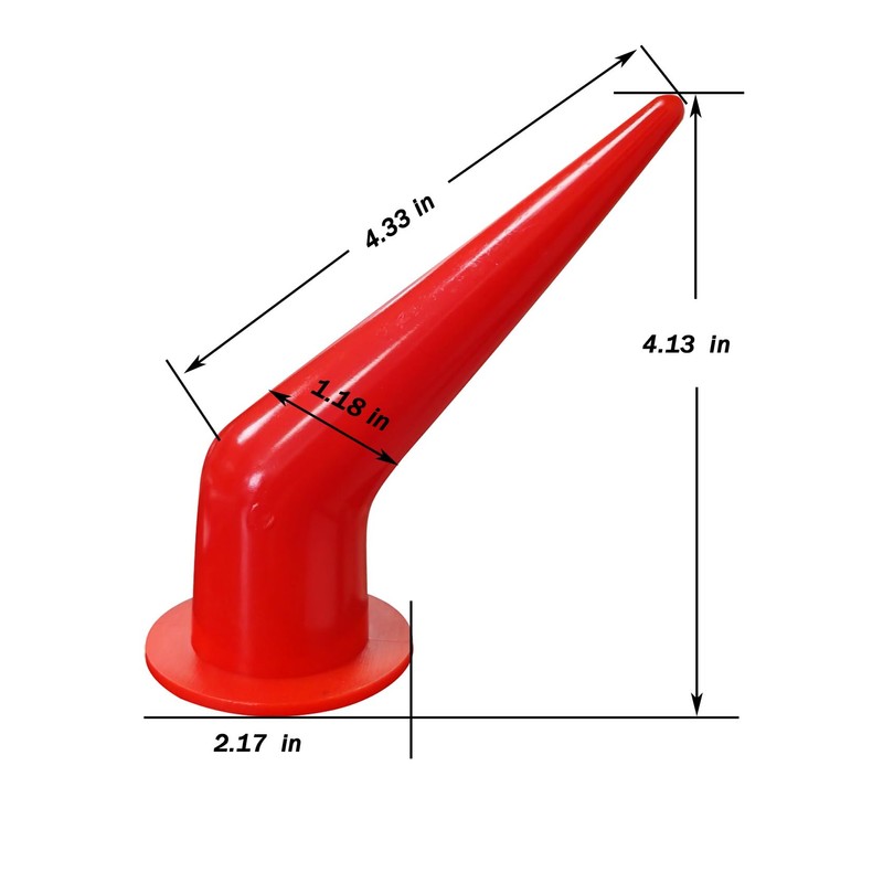 luzhidongm 6 pieces of curved caulking guns and nozzles, reusable