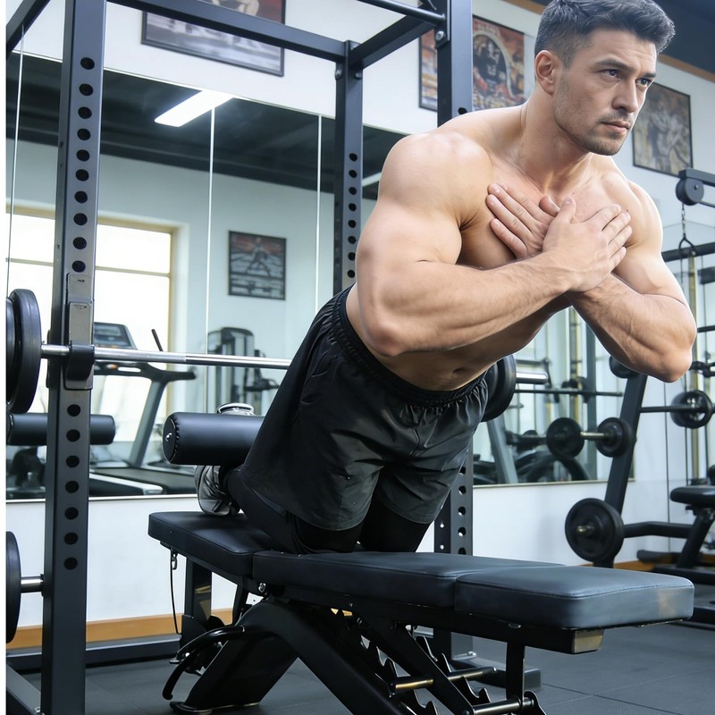 Single Leg Squat Roller for Squat Rack,Extended Length Leg Press