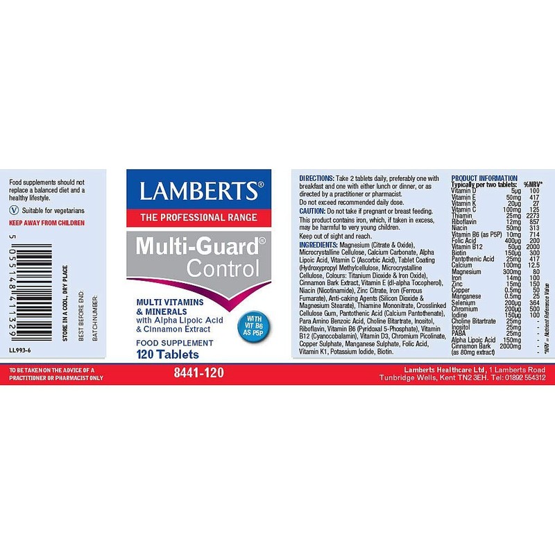 Lamberts Multi-Guard® Control Qty 120 Tablets