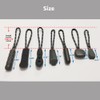 HOLDALL 70 Pack Zipper Pull Replacement, 7 Styles Paracord Zipper