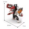 MOC Figuras Chainsaw Man Denji Pochita Bloques Para Armar 22cm