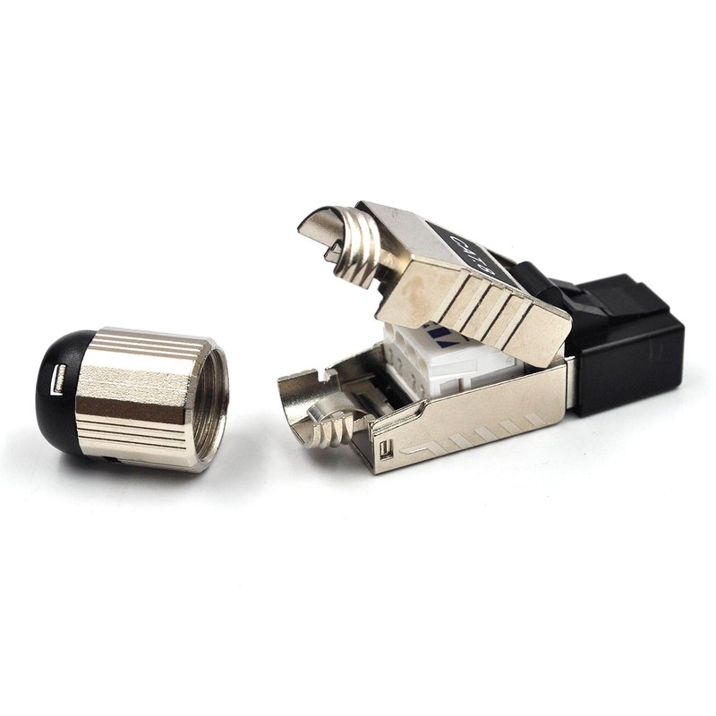Itvexeme RJ45 Connectors Tool Free Cat8, Cat8 Field Termination Plug