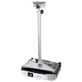 PCMD, LLC. Projector Ceiling Mount Compatible with Epson EX9230 Pro EX9240 Home Cinema 1080 2200 2250 with Lateral Shift Coupling (Telescoping 23-30-Inch Extension)