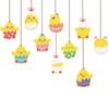 Giiffu 147 Pieces Easter Window Stickers, 6 Sheets PVC Easter