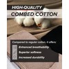vitsocks Men's Thin 100% COTTON Lightweight Summer Socks (3 PAIRS)
