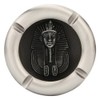 Ashtray Zinc Alloy Retro Egyptian Pharaoh Pattern Living Room Decoration