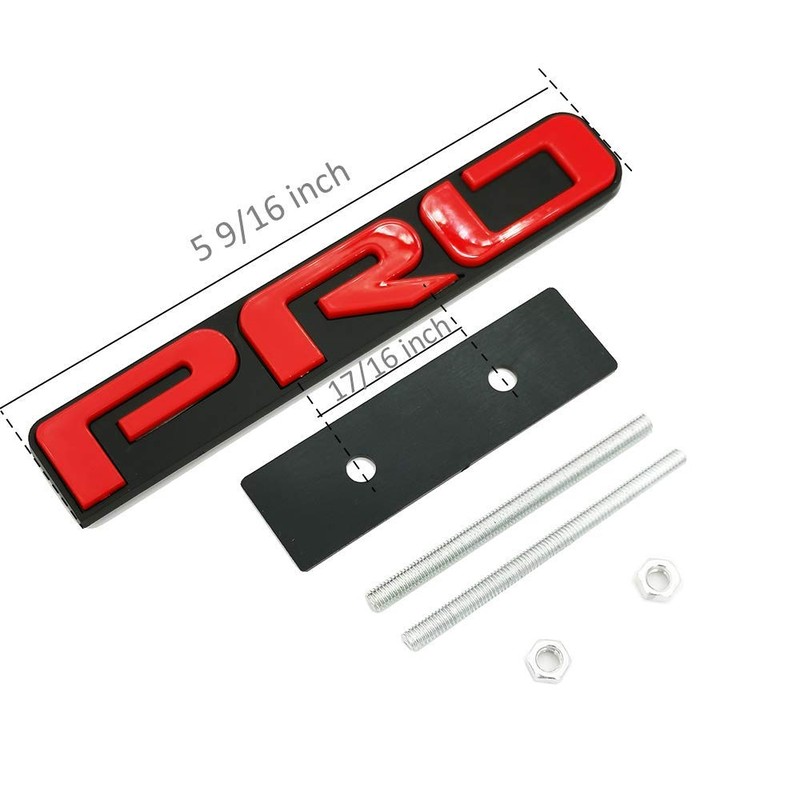 LJTsheng for TRD PRO Front Grille Insert Emblem Badge 5