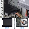 SSD Mounting Bracket 2Pack, 2.5'' SSD HDD to 3.5" Metal