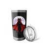 Vampire Cat With Cape and Full Moon Stainless Steel Insulated