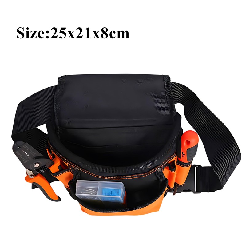 Copechilla Tool Bag with Adjustable Belt Tool Bag Orange with